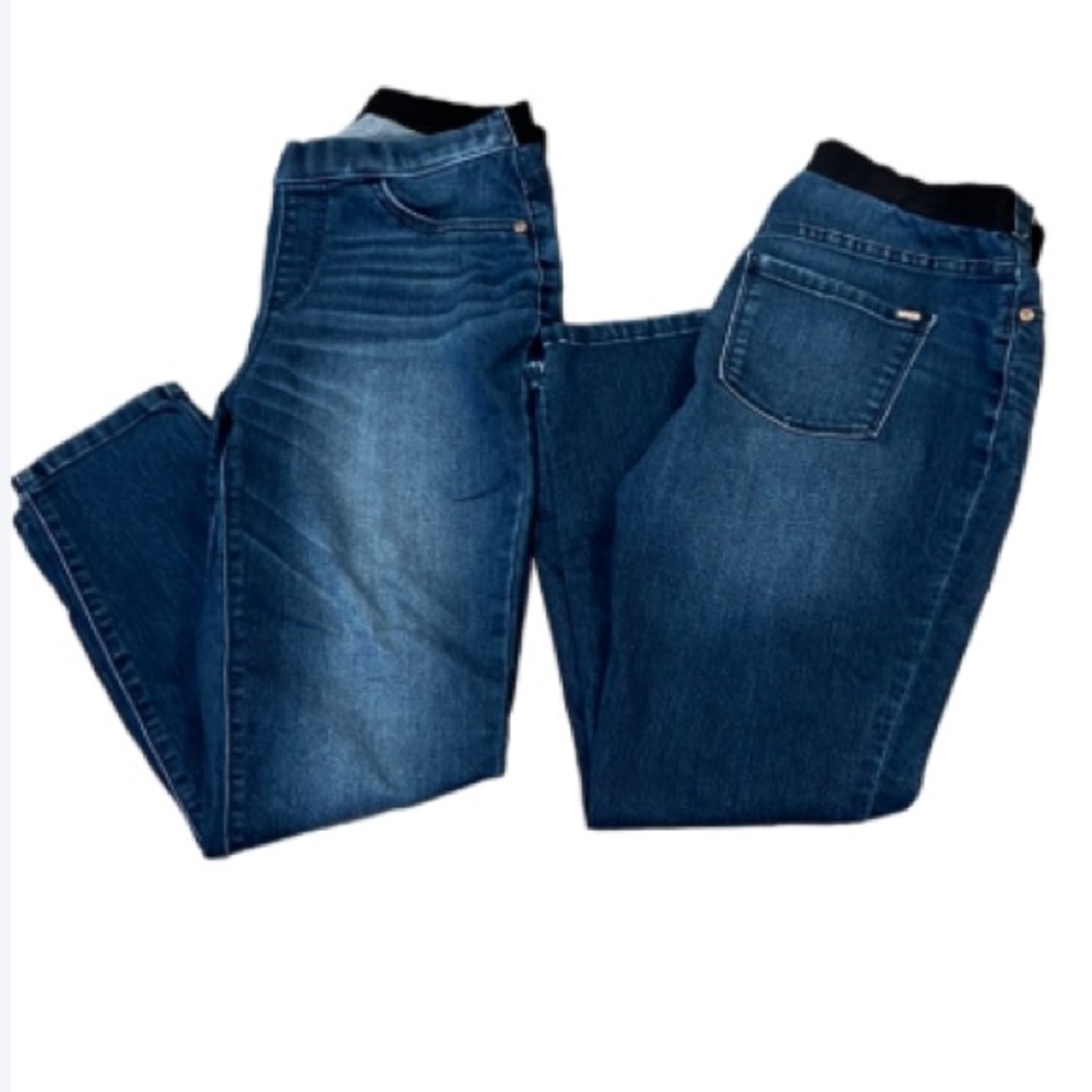 Bundle of Two Identical Simply Vera Vera Wang Cropped Stretch Jeans Size 4 - Picture 2 of 16